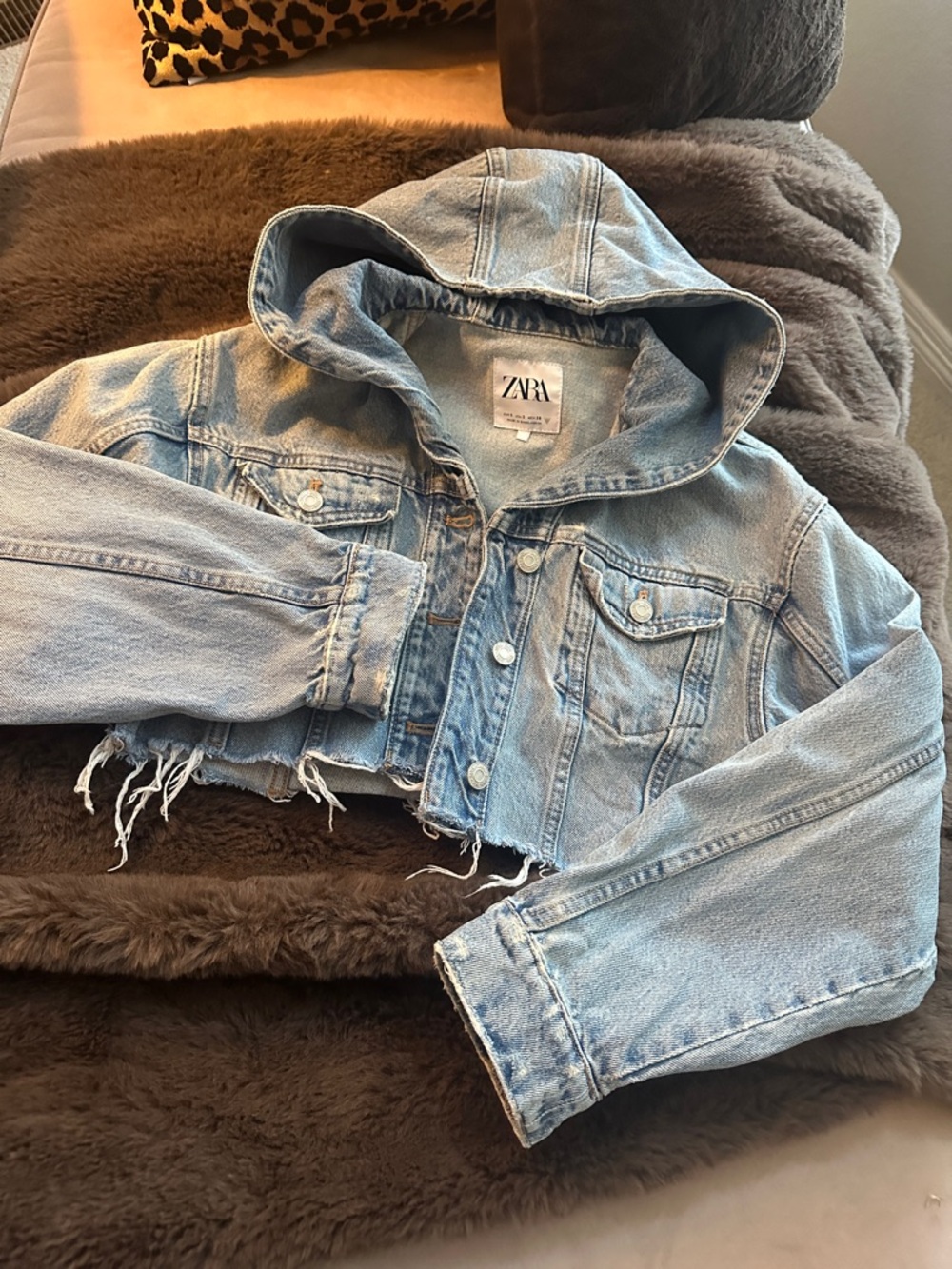 Zara Light Blue Denim Jacket